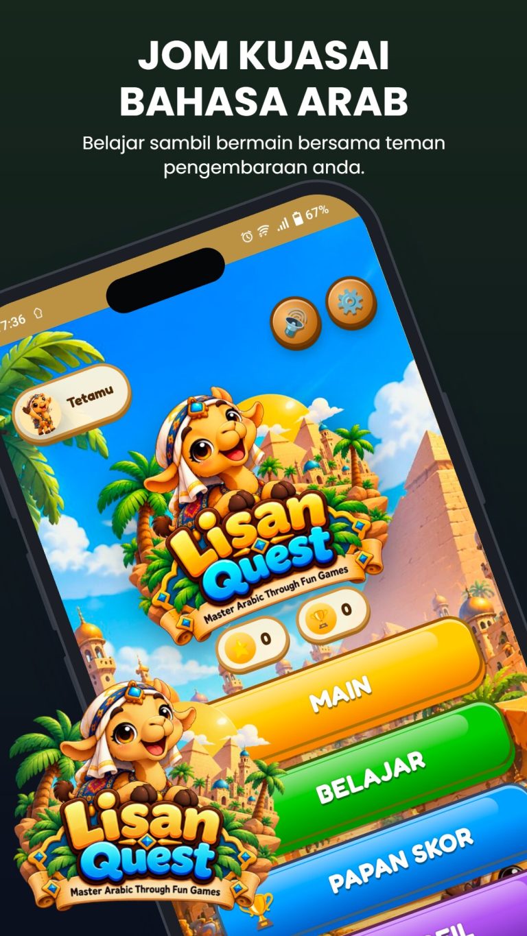 Lisan Quest – Belajar Bahasa Arab Dengan Games