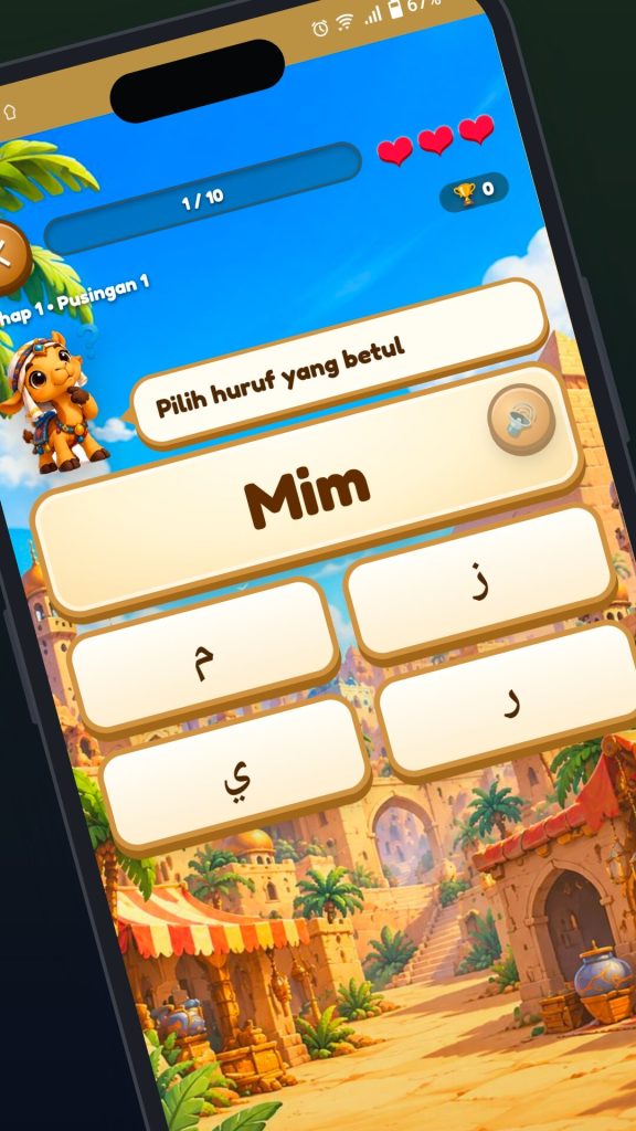 Tangkapan skrin 4 daripada 8 — Lisan Quest – Belajar Bahasa Arab Dengan Games