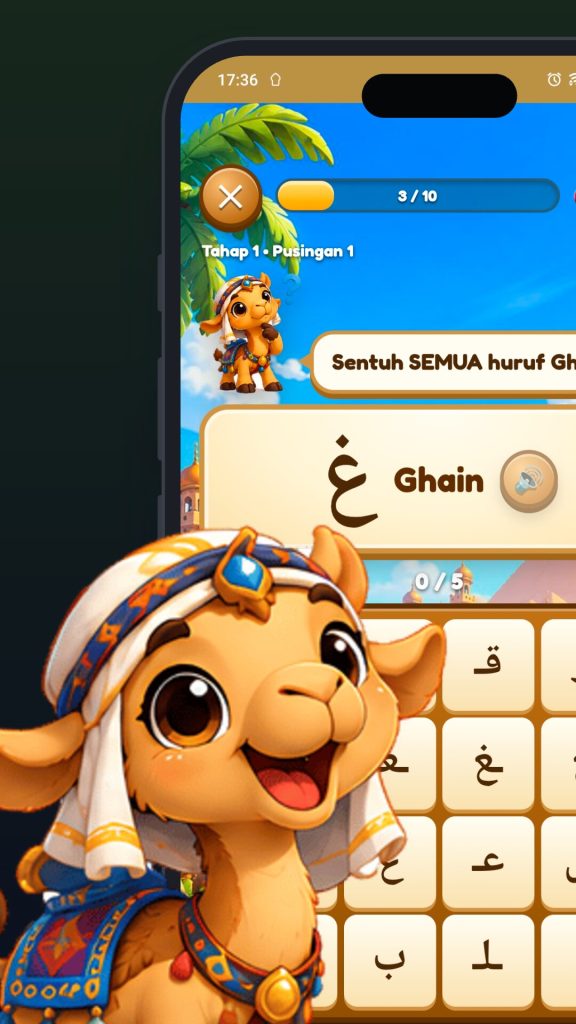 Tangkapan skrin 5 daripada 8 — Lisan Quest – Belajar Bahasa Arab Dengan Games