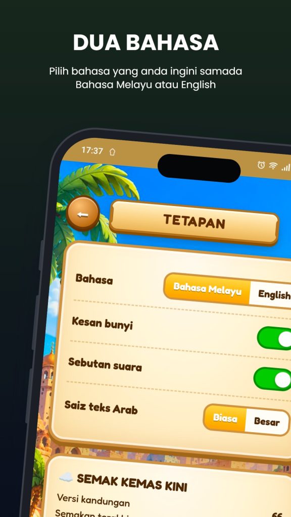 Tangkapan skrin 7 daripada 8 — Lisan Quest – Belajar Bahasa Arab Dengan Games