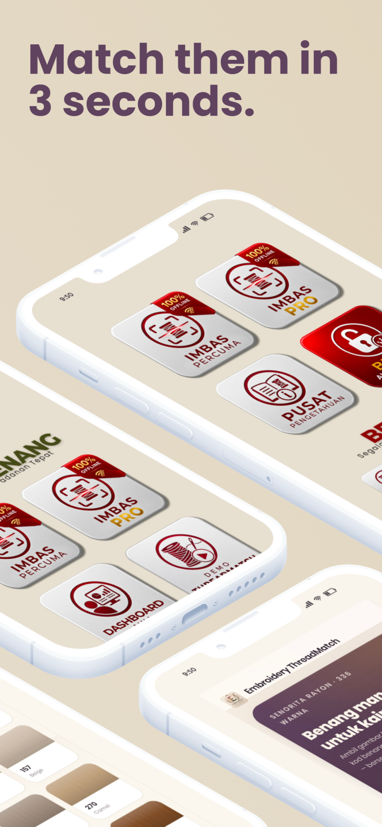 Embroidery ThreadMatch screenshot 5