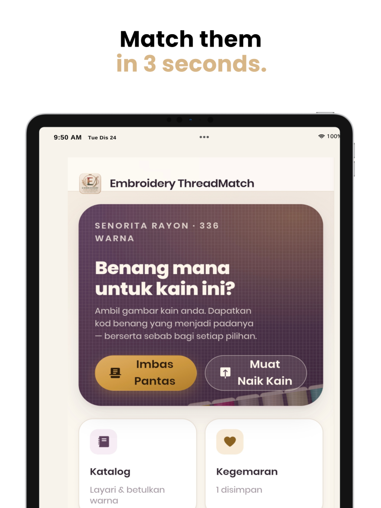 Embroidery ThreadMatch screenshot 7