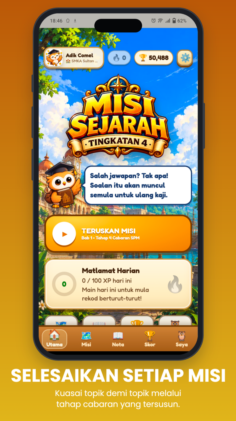 Misi Sejarah – Tingkatan 4 screenshot 2